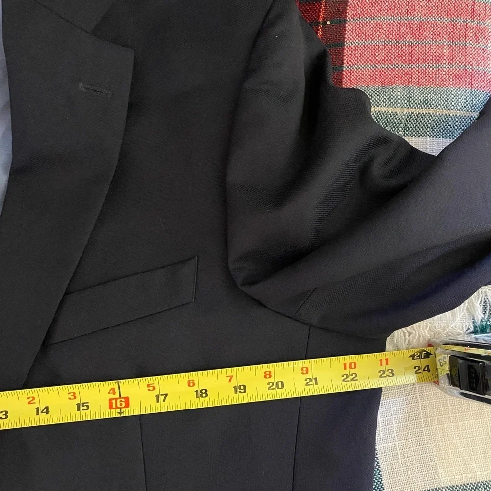 Boss Hugo Boss Guabello Mens Wool Blazer Jacket Navy size 42L